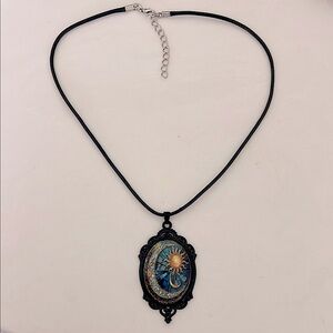 (3 for $19) Elegant sun and moon Pendant Necklace